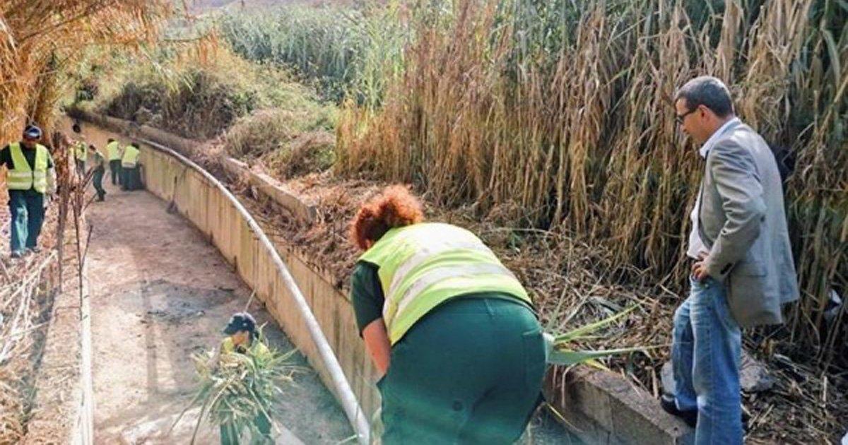 Canalización Barranco de las Mercedes Trasera Avda. República Argentina