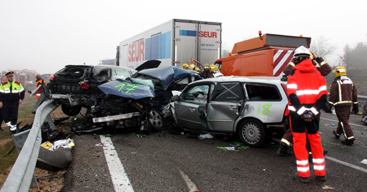 El desdoblamiento de la carretera nacional que une Zaragoza a Barcelona