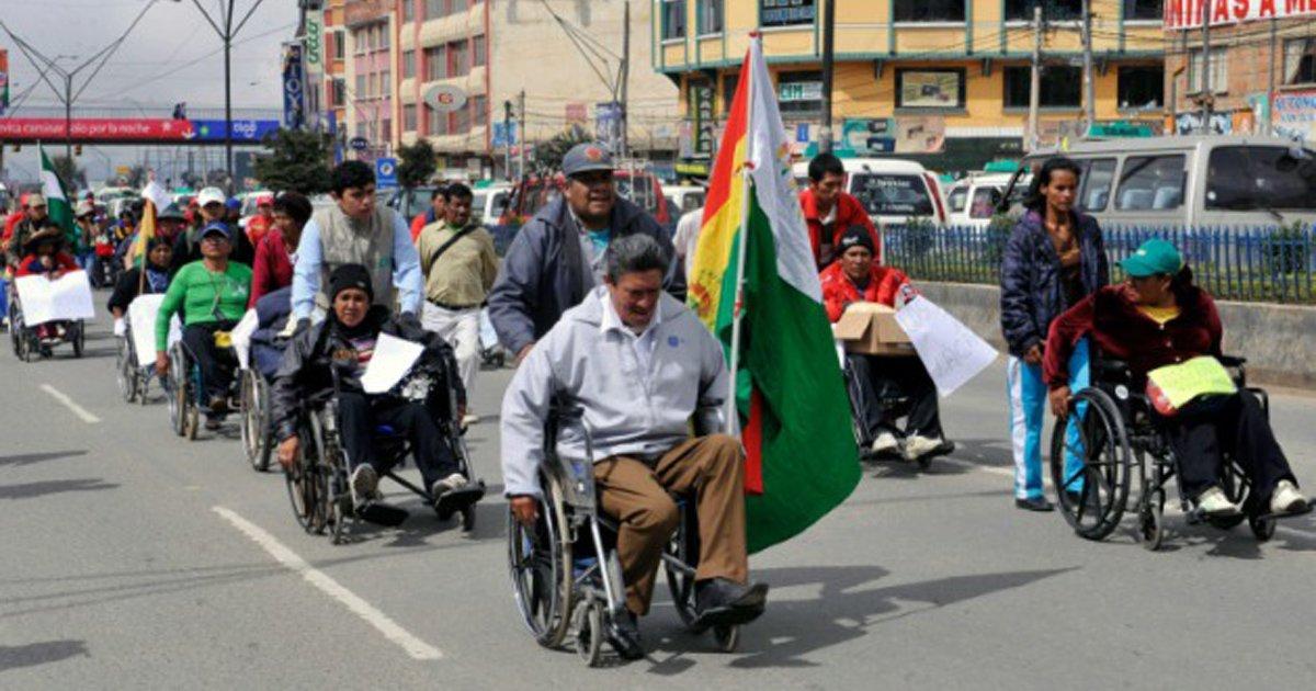 Bono de 500 Bs. a los Discapacitados de Bolivia 
